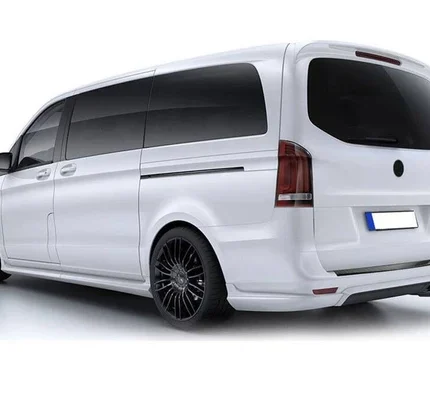 Mercedes Vito W447 Karbon Arka Tampon Eşiği 2014 ve Sonrası
