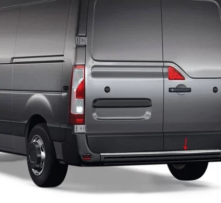 OMSA Opel Movano 3 Krom Arka Tampon Eşiği P.Çelik (Taşlı) 2010 ve Sonrası