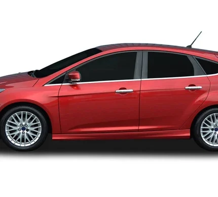 OMSA Ford Focus 3 HB Krom Cam Alt Çıtası 8 Parça 2010-2018 Arası