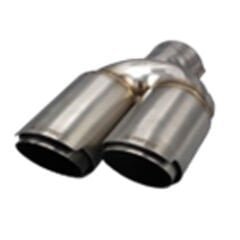 Üniversal Krom Akrapovic Egzoz Ucu Açılı Çift Çıkış Sol 76x110 800-005AR