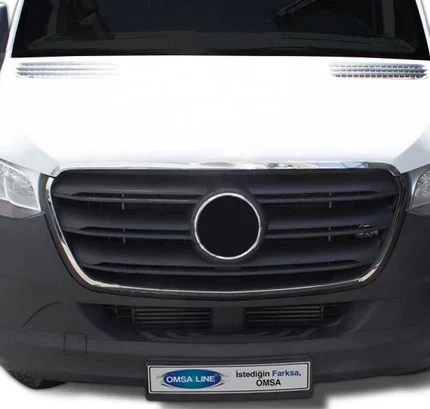 OMSA Mercedes Sprinter Krom Ön Panjur Çerçevesi 4 Parça 2018 ve Sonrası VAN