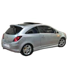Opel Corsa D 2 Kapı Uyumlu Yedek Parça Spoiler Boyasız Fiber