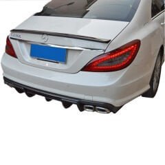 Mercedes W218 Cls Uyumlu Yedek Parça Spoiler Boyasız Fiber