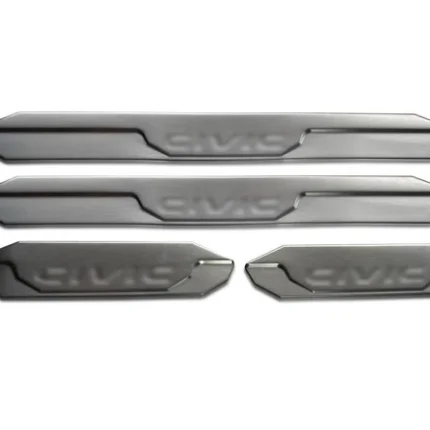 OMSA Honda Civic FB7 Krom Kapı Eşiği 4 Parça Taşlı 2012-2016 Arası