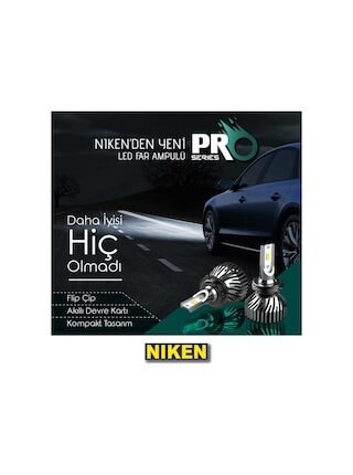 Hb3 Led Xenon Far Aydınlatma Seti Şimşek Etkili Niken Pro 6400Lm