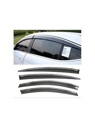 Niken Cam Rüzgarlığı Visör Paslanmaz Kromlu Rüzgarlık Araca Özel Skoda Kodiaq