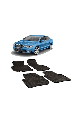 IMG-2490353228469612387.jpg Skoda Superb Paspas Kauçuk Oem Germany 2008 / 2013 - Görsel 1