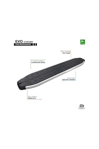 IMG-5250083466122201495.jpg Mercedes Vito W639 Uzun Şase Evo Krom Yan Basamak 253 Cm 2004-201 - Görsel 1