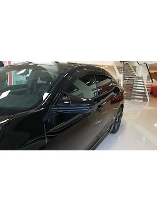 Honda Civic Fc5 Uyumlu Ayna Kapağı Batman Yarasa Piano Black