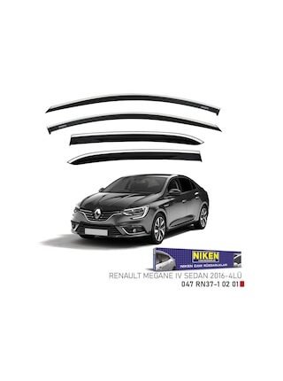 Niken Renault Megane 4 Cam Rüzgarlığı Kromlu Sedan 2016+ Niken 047 Rn37-1 02 01