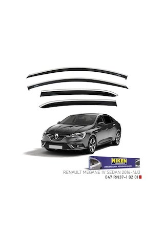 IMG-7073013977995796787.jpg Niken Renault Megane 4 Cam Rüzgarlığı Kromlu Sedan 2016+ Niken 047 Rn37-1 02 01 - Görsel 1