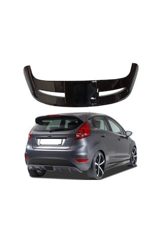 IMG-7168034805013301902.jpg Autogp Ford Fiesta St Bagaj Üstü Spoiler Pianoblack 2008 / 2014 Cmfrıspo - Görsel 1