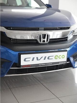 Honda Civic Fc5 Uyumlu Ön Tampon Alt Kromu 2 Parça 2016+