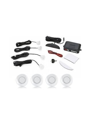 Aem Araç Geri Park Sensörü Türkçe Ses İkazlı Beyaz Göz 18mm Aem Aem11 1032