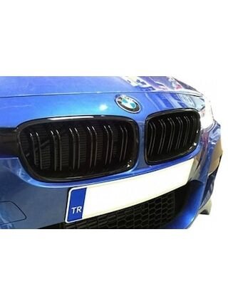 Bmw F30 Ön Panjur Böbrek M3 F80 Model Piano Black Logosuz