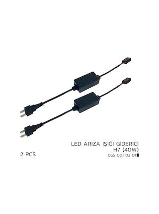 Led Arıza Işığı  Canbus Aparatı Aparati H7 (40W) 2 Adet
