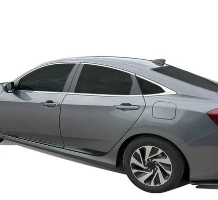 OMSA Honda Civic FC5 SD Krom Cam Alt Çıtası 8 Parça 2016-2021 Arası