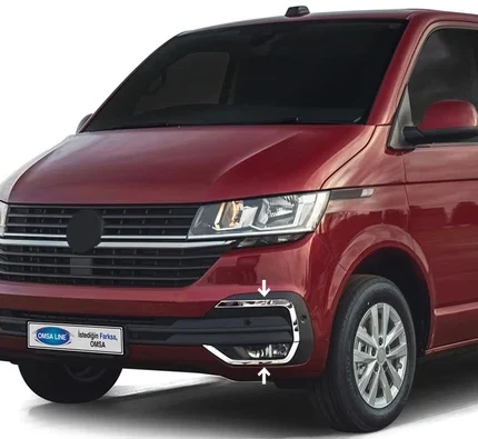 OMSA VW T6.1 Transporter Krom Sis Far Kaşı 4 Parça 2020-2023 Arası