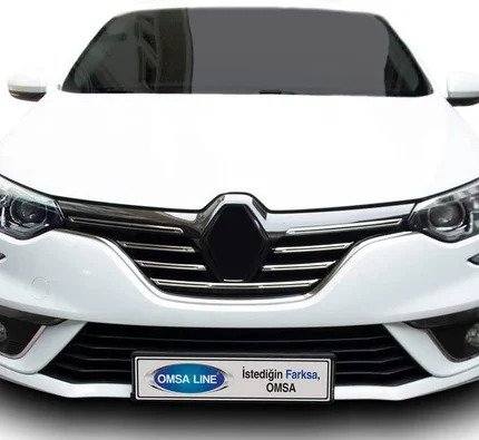 OMSA Renault Megane 4 HB Krom Ön Panjur 5 Parça 2016-2020 Arası