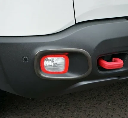 OMSA Jeep Renegade Siyah Krom Reflektör Çerçevesi 2 Parça 2014 ve Sonrası