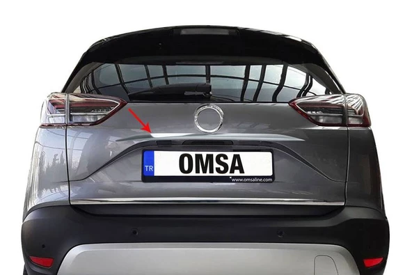 d4734579-2bb3-48ae-8bba-25c1d5a5c974.webp OMSA Opel Crossland X Krom Bagaj Çıtası 2017-2020 Arası - Görsel 1