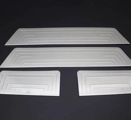 OMSA VW T6 Transporter Krom Kapı Eşiği Taşlı 4 Parça 2015-2019 Arası