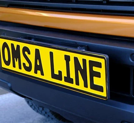 Universal Paslanmaz Çelik Dikdörtgen Plakalık