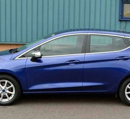 OMSA Ford Fiesta 7 Krom Cam Çerçevesi 16 Parça 2017 ve Sonrası