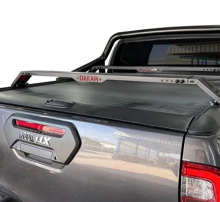 OMSA Toyota Hilux Dakar Kasa Üstü Ara Atkı Orijinal Rollbar için 2 Parça Siyah 130-177cm 2015 ve Sonrası