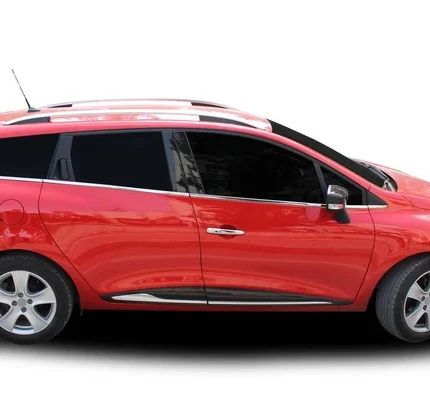 OMSA Renault Clio 4 HB/SW Krom Yan Kapı Çıtası 4 Parça 2012-2019 Arası