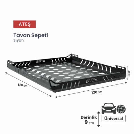 Tavan Sepeti 100x120 Cm Ateş