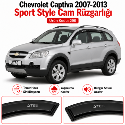 CHEVROLET CAPTİVA 2007 - 2013 SPORT STYLE CAM RÜZGARLIĞI