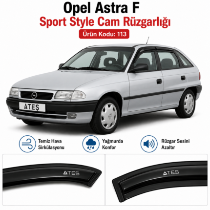 OPEL ASTRA F SPORT STYLE CAM RÜZGARLIĞI