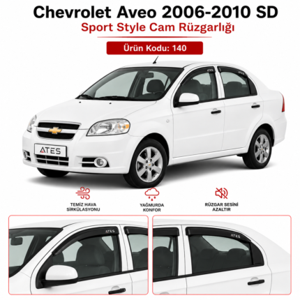 CHEVROLET AVEO 2006 2010 RÜZGARLIĞI