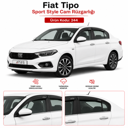 FİAT TİPO SPORT STYLE CAM RÜZGARLIĞI