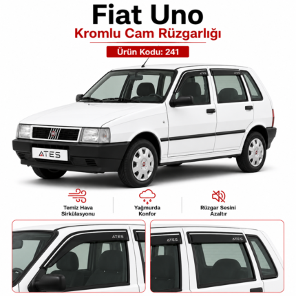 FİAT UNO KROMLU CAM RÜZGARLIĞI POSTER