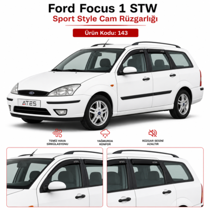 FORD FOCUS 1 STW CAM RÜZGARLIĞI