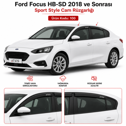 FORD FOCUS SPORT CAM RÜZGARLIĞI