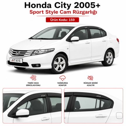 HONDA CİTY 2005 CAM RÜZGARLIĞI