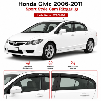 HONDA CİVİC SPOR CAM RÜZGARLIĞI