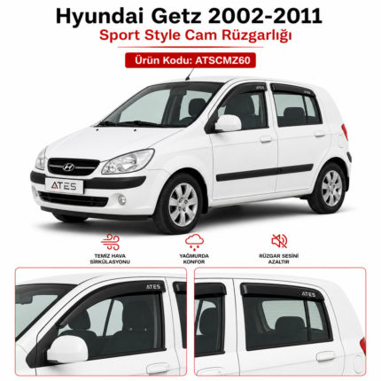 HYUNDAİ GETZ 2002 2011 RÜZGARLIĞI TAKİMİ