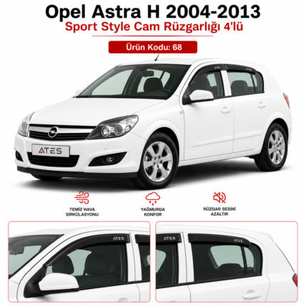OPEL ASTRA H SPOR CAM RÜZGARLIĞI