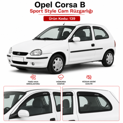 OPEL CORSA B SPOR RÜZGARLIĞI