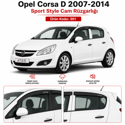 OPEL CORSA D SPORT STYLE RÜZGARLIĞI