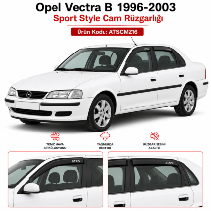 OPEL VECTRA B SPOR CAM RÜZGARLIĞI