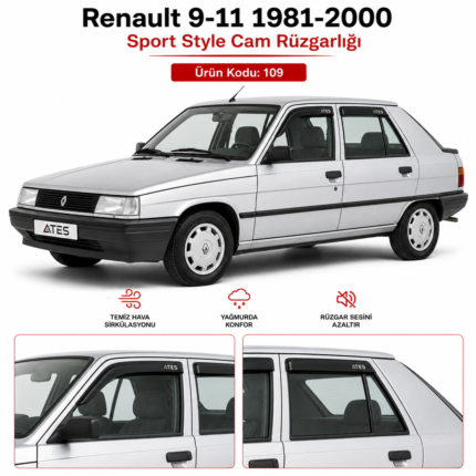 RENAULT 9 11 CAM RÜZGARLIĞI URUN CAM RÜZGARLIĞI