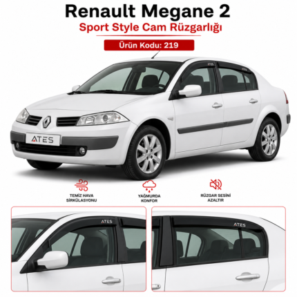 RENAULT MEGANE 2 CAM RÜZGARLIĞI