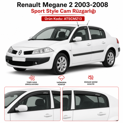 RENAULT MEGANE 2 SPOR RÜZGARLIĞI