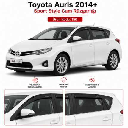 TOYOTA AURİS 2014 CAM RÜZGARLIĞI