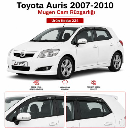 TOYOTA AURİS MUGEN CAM RÜZGARLIĞI